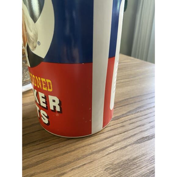 Vintage Old Fashioned Quaker Oats Ceramic Cookie Jar Canister Regal China - Picture 6 of 8